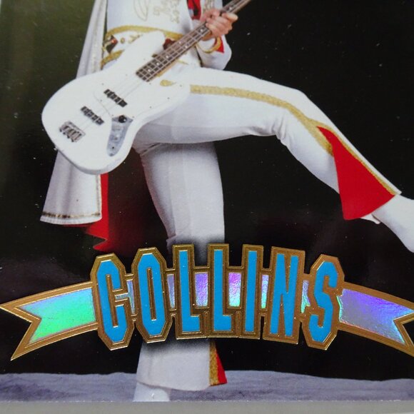 Kerry Collins 1997 Pinnacle Football Trading Card #11 with Collins as Elvis - Picture 8 of 9